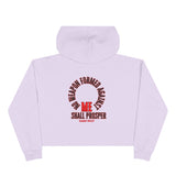 Inspirational Crop Hoodie - 'I Wear the Armor of God' with Bible Verse