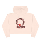 Inspirational Crop Hoodie - 'I Wear the Armor of God' with Bible Verse