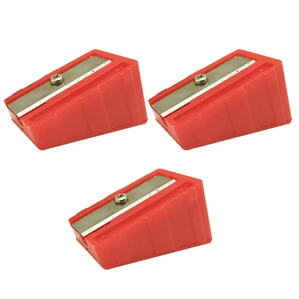 3 Pcs Cue Tip Trimmer Repair Tool Billiards Roll Knife Plastic Sharpeners Clippers Lightweight Practical Use Pool Snooker