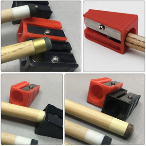 3 Pcs Cue Tip Trimmer Repair Tool Billiards Roll Knife Plastic Sharpeners Clippers Lightweight Practical Use Pool Snooker