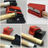 3 Pcs Cue Tip Trimmer Repair Tool Billiards Roll Knife Plastic Sharpeners Clippers Lightweight Practical Use Pool Snooker
